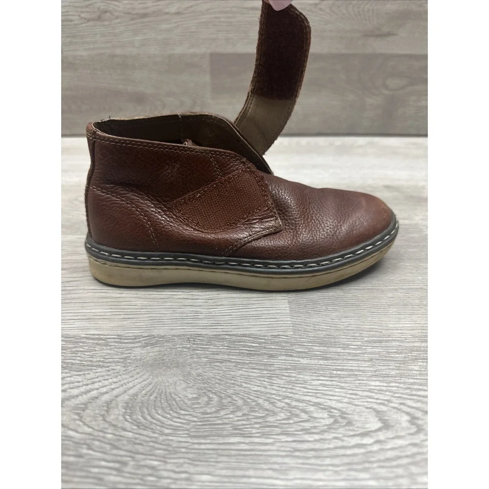 Johnston & Murphy Kids Boys Mcguffey Chukka Sneaker Brown Full Grain Size 10M‎